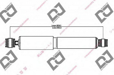 DJ PARTS ds1413gt -  Амортизатор